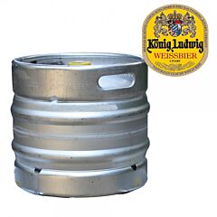 Konig Ludwig Weissbier Naturtrub 20 Ltr Slim Keg