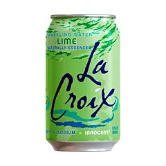 La Croix Sparkling Water Lime 355 Ml