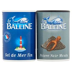 La Baleine Zeezout(50Gram) En Peper(18Gram)