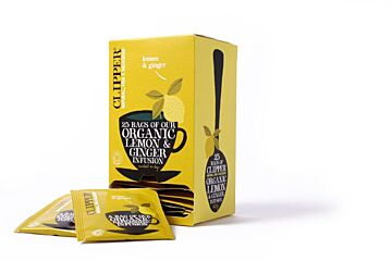 Clipper Infusion Lemon & Ginger Nl Bio 01 (6X25st)