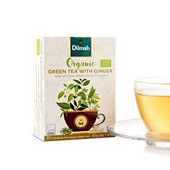 Dilmah Organic Thee Green Ginger Nl Bio 01