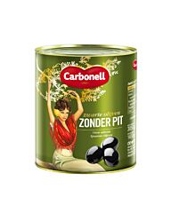 Carbonell Olijven Zwart Zonder Pit