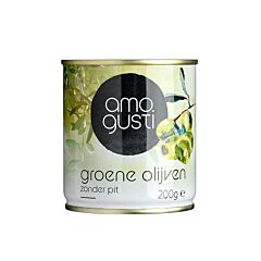 Amogusti Olijven Groen Zonder Pit 200 Gr