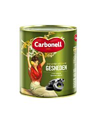 Carbonell Olijven Zwart Gesneden