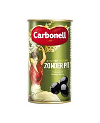 Carbonell Olijven Zwart Zonder Pit 150 Gr