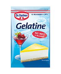 Dr Oetker Bladgelatine Helder 12 St