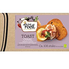 Jos Poell Toast Ovaal Zwart Olijf & Tomaat