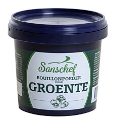 Sanschef Bouillonpoeder Groenten (Voor 37,5 Ltr)