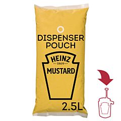 Heinz Mosterd Sauce-O-Mat 2,5 Ltr Per Zak