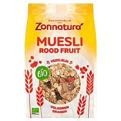 Zonnatura Muesli Rood Fruit Nl Bio 01