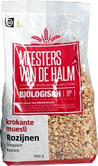 De Halm Krokante Muesli Rozijnen Nl Bio 01