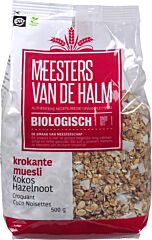 De Halm Muesli Krokant Kokos Hazelnoot Nl Bio 01