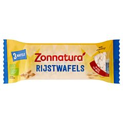 Zonnatura Rijstwafel Naturel 3-Pack A 15Gr Nl Bio 01