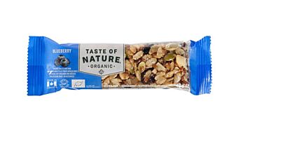 Taste Of Nature Reep Bosbes 40 Gr Vegan Gluten & Lactosevr