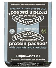 Eat Natural Proteinereep Pinda/Chocolade 12X45gr
