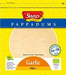 Swad Pappadums Knoflook Ready To Cook 14-16 Stuks