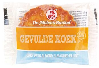 De Molen's Banket Gevulde Koeken A 50 Gr