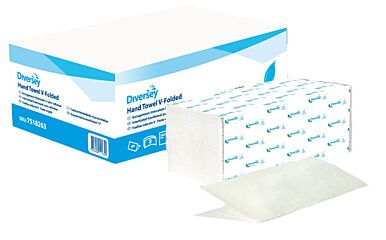 Diversey Vouwhanddoek V Vouw 2 Lg 25X20,5Cm