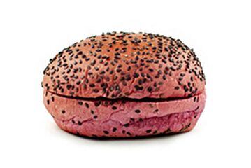 Smokey Mountains Beetroot Brioche Bun 70 Gram