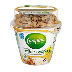 Campina Magere Kwark Met Vleugje Vanille & Granola