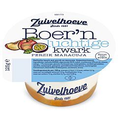 Zuivelhoeve Echte Luchtige Kwark Perzik Maracuja 150 Gr