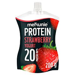 Melkunie Protein Yoghurt Aardbei 200 Gr