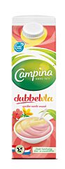 Campina Dubbelvla Vanille/Aardbei