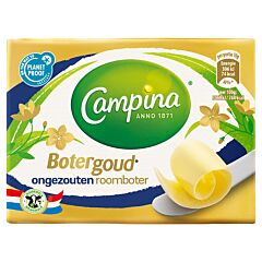 Campina Roomboter 250Gr Goudwikkel