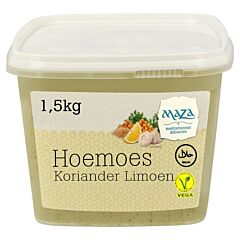 Maza Hoemoes Met Koriander En Limoen