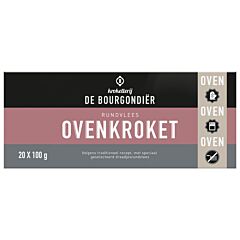 De Bourgondier Rundvleesovenkroket 100 Gr