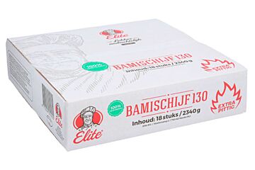 Elite Bamischijf Vegetarisch 130Gr Extra Pittig