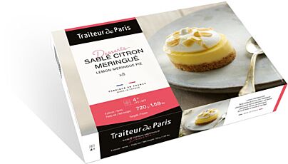 Traiteur De Paris Zandtaartje Citroen Meringue 90 Gr