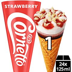 Ola Cornetto Aardbei 125 Ml