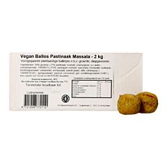 De Nieuwe Keuken Ballos Pastinaak Massala (Vegan)