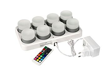 Duni Led Kaars Set Mini Multic. Rechargeable