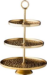 Tafel Point Golden Etagère 3-Layers Ø30/25/20Cm X47 Cm