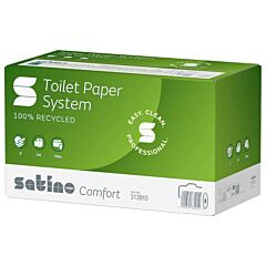 Satino Toiletpapier Doppenrol 724 Vel 2-Lgs Recycled