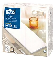 Tork Dinnerservet 39X39cm 1/8-Vouw Wit