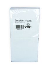 Vhc Servet 1-Laags 25 Cm Wit