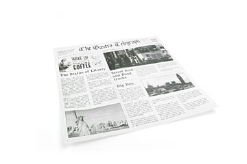 Sier Vetvrij Papier News Paper 300X300mm