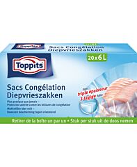 Toppits Diepvrieszakken 20X6 Liter