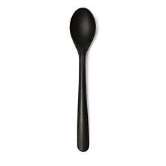 Conpax Dessertlepel Herbruikbaar Folia 14,5 Cm Zwart