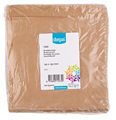 Depa Snack Envelop Papier 150X150mm