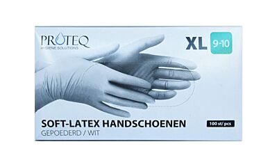 Proteq Handschoen Latex Wit Xl