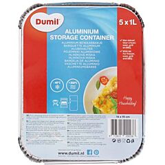 Dumil Bakje 1 Lt Dumil 18.5X14.5X7.5 Cm Aluminium