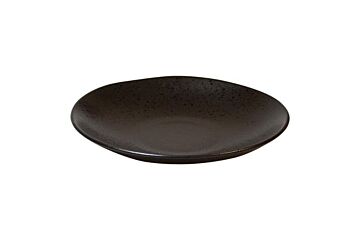 Q Authentic Bord Coupe Diep  Black Speckle Zwart 26,5 Cm