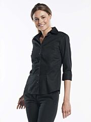 Chaud Devant Women Shirt Black Stretch M