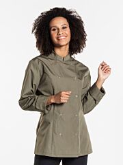 Chaud Devant Chef Jacket Lady Poco Dark Olive Xs