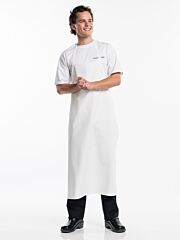 Chaud Devant Bib Apron Waterproof White W75-L110cm