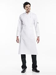 Chaud Devant Bib Apron White W100 X L100